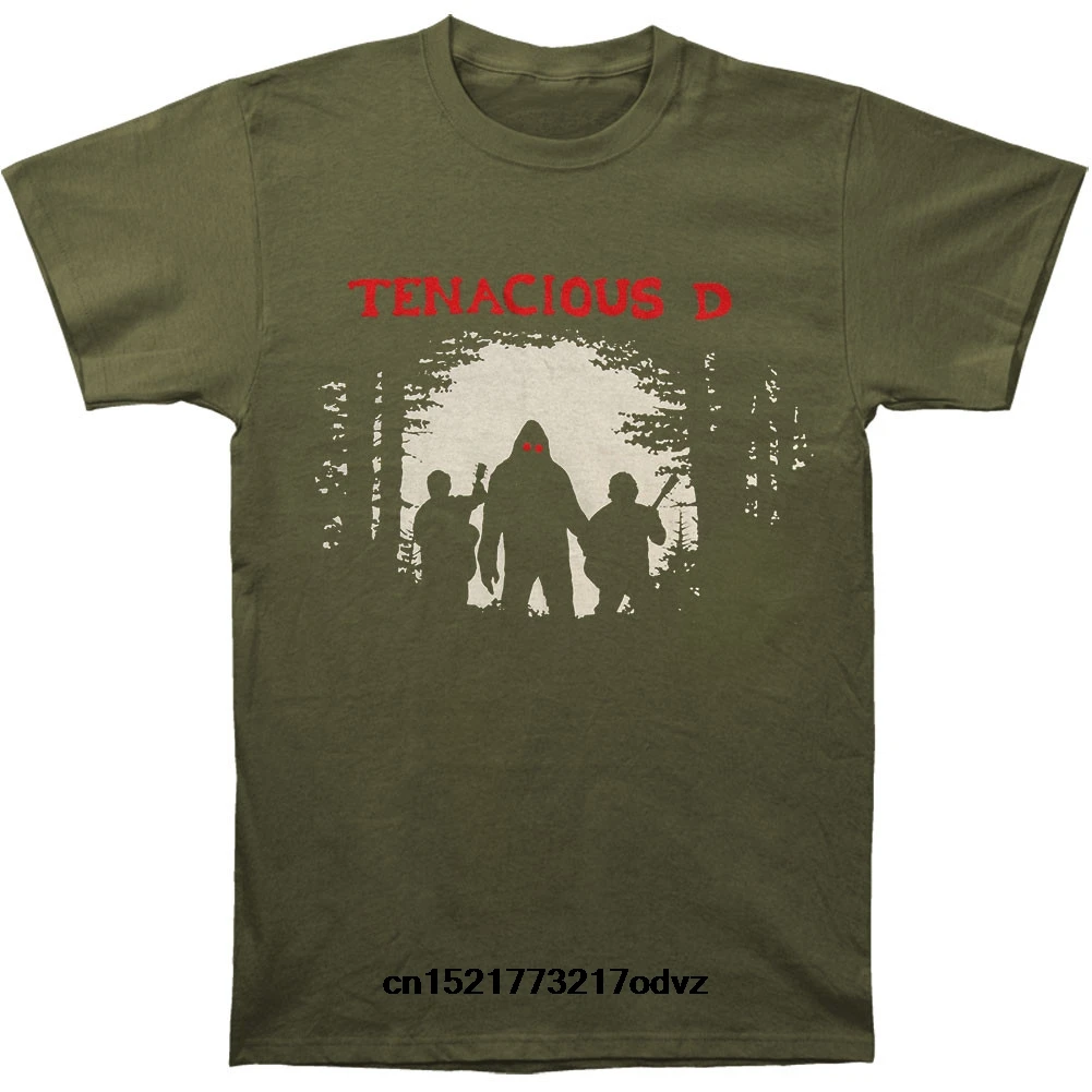 

funny t shirt men novelty tshirt Tenacious D 2013 Sasquatch T-shirt Cotton O-Neck men t shirt Print Casual Short