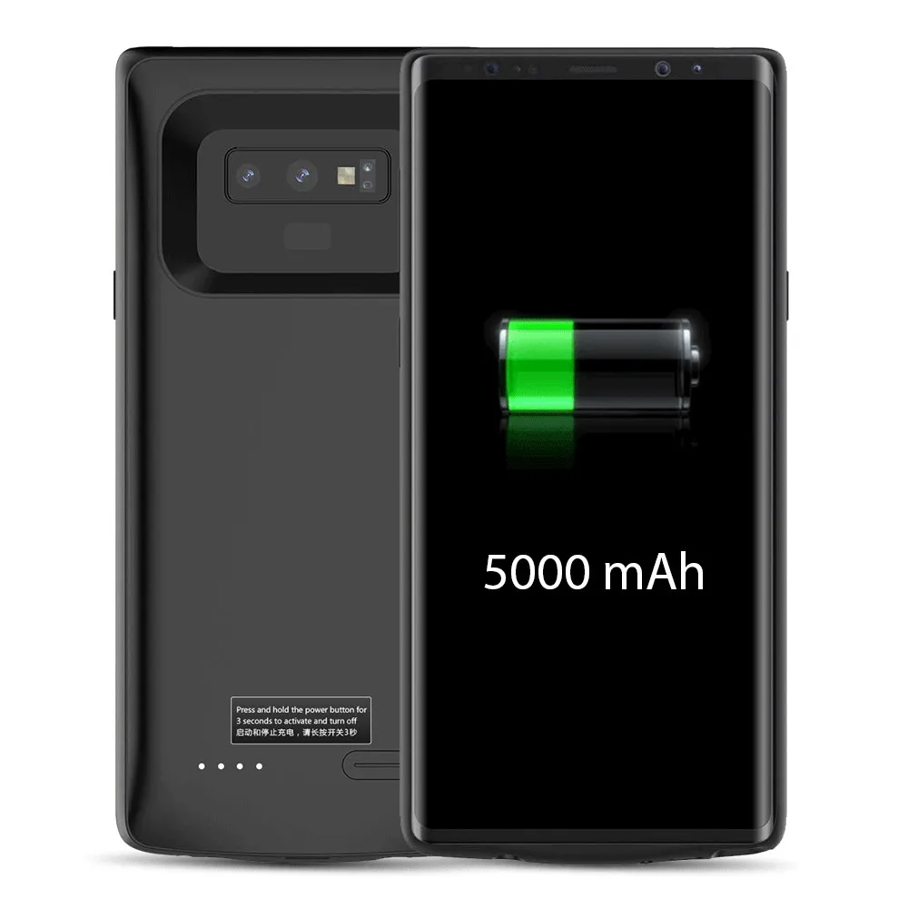 For Samsung Galaxy note 9 Power Bank Case Portable Mobile Charger
