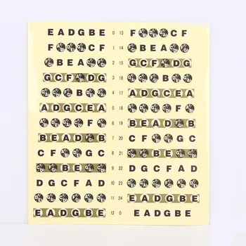 

Guitar Musical Scale Sticker Guitar Neck Fretboard Note Map Fret Sticker Lables Decals Learn Fingerboard