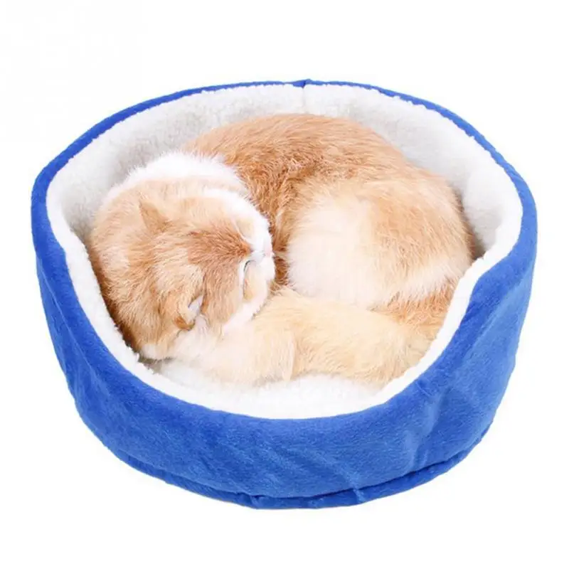 

New 33*33*15cm Soft Pet small Dog Cat Bed Puppy Cushion House Warm Kennel Mat Blanket 4 color available
