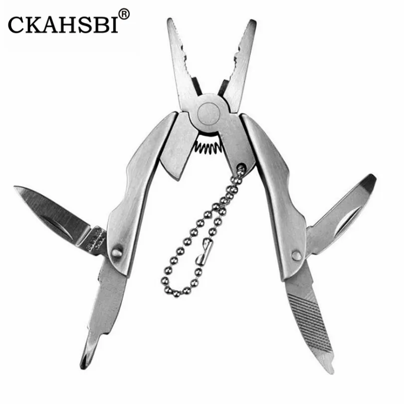 

CKAHSBI Outdoor Tools Knife Mini Multitool Folding Alicates Multi Travel Multipacks Pocket Knife Keychain Screwdrivers