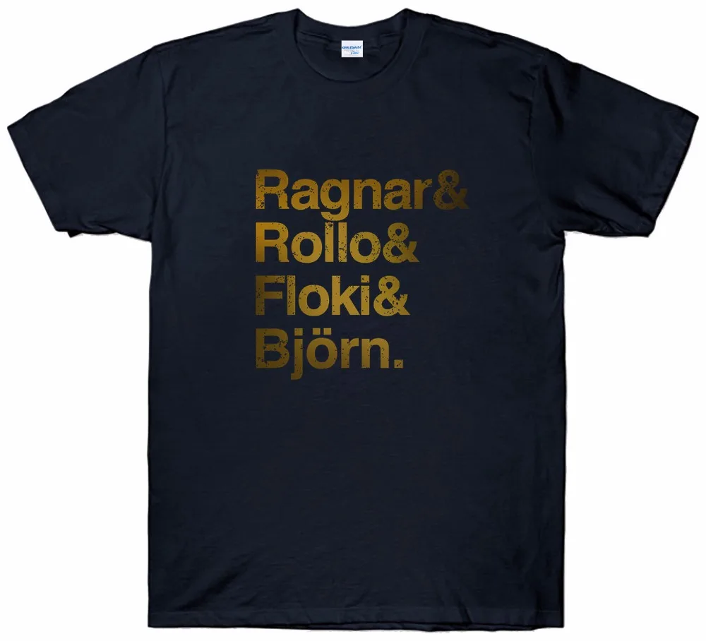Бесплатная доставка мужские новые модные крутые топы футболка Ragnar & Rollo Floki Bjorn