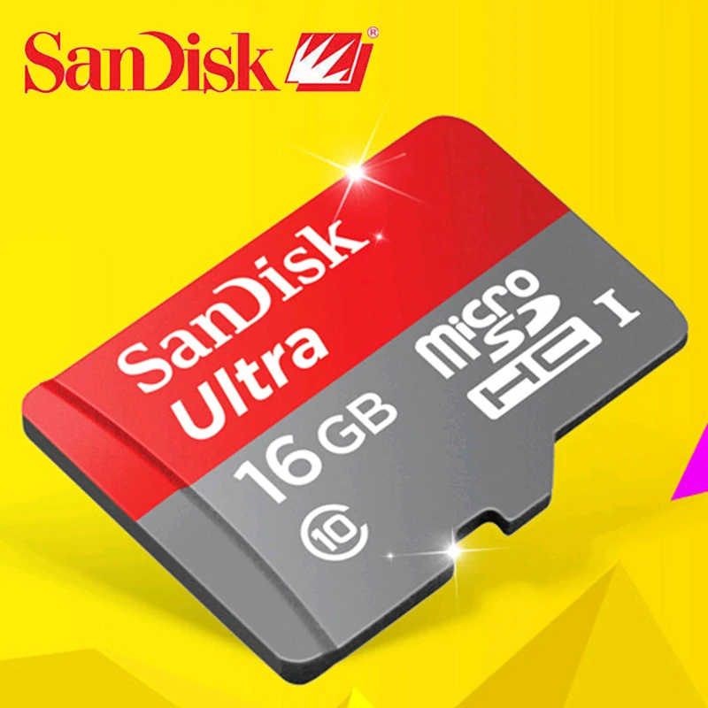  100% original SanDisk 128GB micro SD Card 64GB 16GB class 10 memory card 80MB/S micro sd 32GB microsd  tf card 