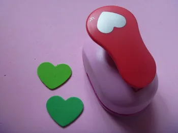 

free shipping 1pc 1.5 inch heart shape of eva foam punch craft punch scrapbooking punches paper cutter for DIY artwork