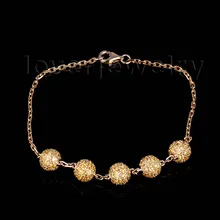 Новинка! винтажный цельный браслет из желтого золота 18 К, цитрин, браслет для помолвки на продажу