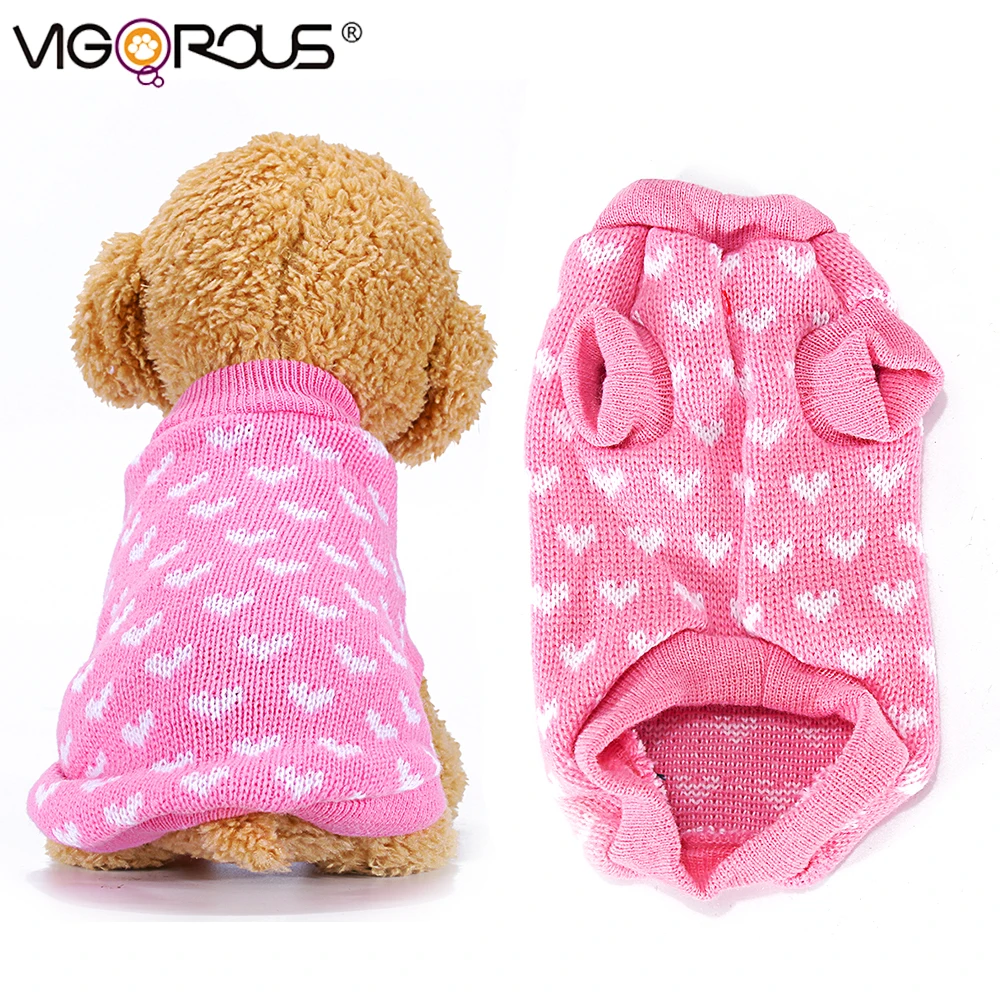 Pets Sweater Warm Clothing For Winter Dog Clothes Puppy Outfit Coat Vest Yorkie Chihuahua Pet Dog Clothes For Small Dogs (8)
