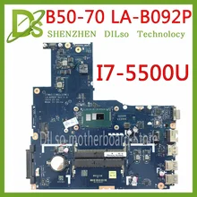 KEFU ZIWE1/ZIWB2/ZIWB3 LA-B092P For Lenovo B50-70 N50-70 Motherboard i7-5500U CPU LA-B092P Rev: 1 motherboard Test
