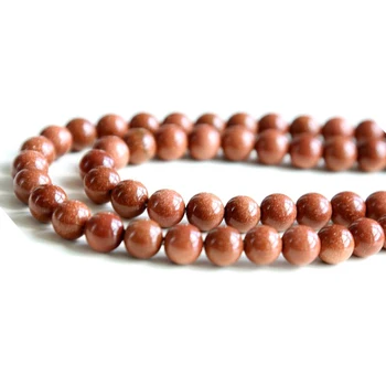

Naturl Goldsand Beads Strands,Wholesale (320pcs/lot) 12mm GoldStone Beads For DIY Jewelry Making,Round Shape,Free Shipping