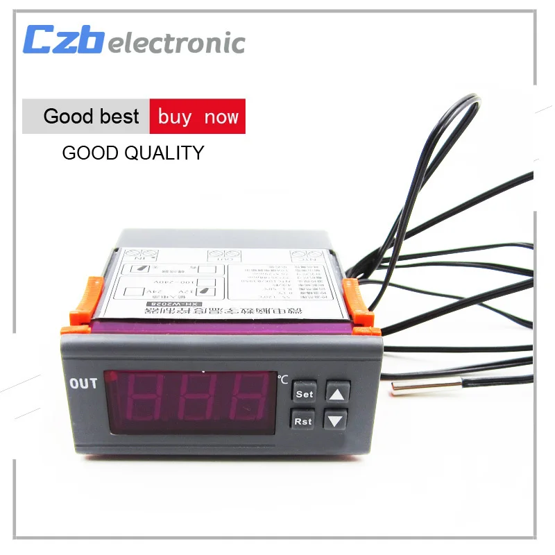 XH W2028 Refrigerator Digital Temperature Controller Thermocouple