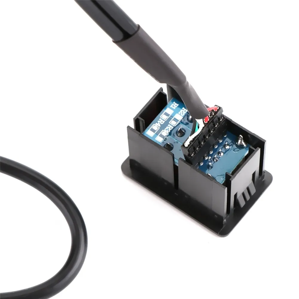 Onever 1,5 м USB и 3,5 мм разъем для приборной панели автомобиля Скрытое крепление AUX удлинитель с монтажным кронштейном адаптер для Toyota