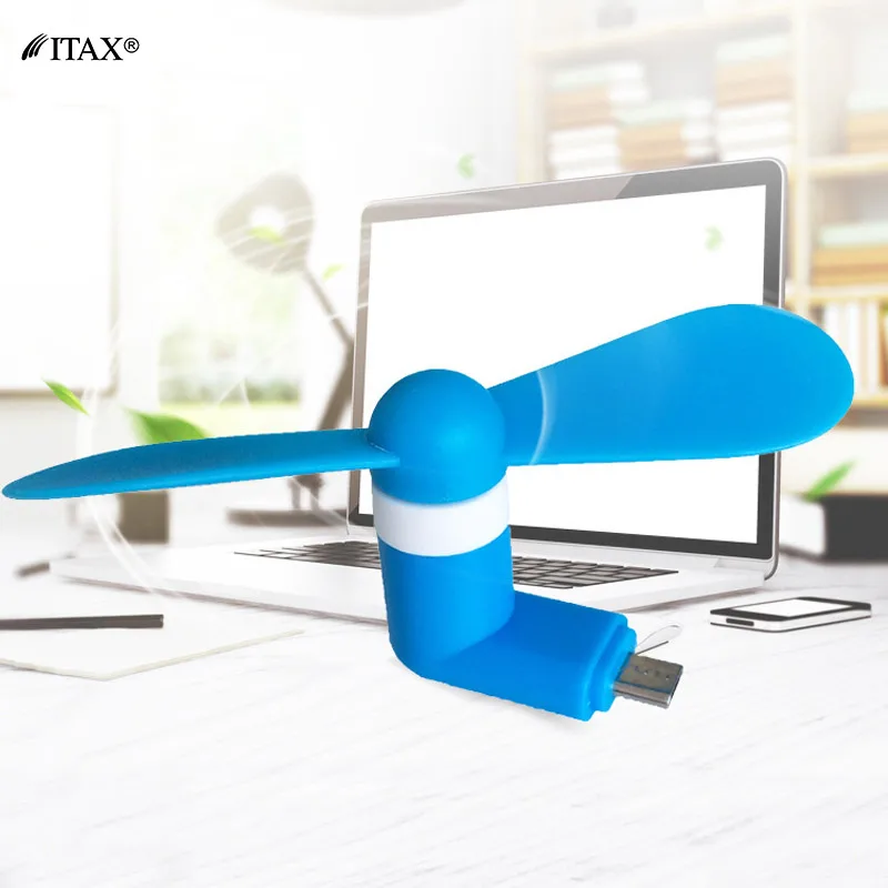 

New Mini USB Fan For Android Mobile Phones Laptop PC Portable With And Micro Ports Cooling Travel ITAS6643A