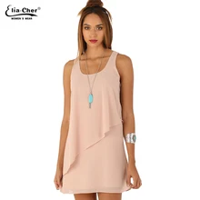 Women Dress 2017 Chiffon Summer Dresses Eliacher Brand Plus Size Casual Women Clothing Chic Evening Party shift Dresses vestidos