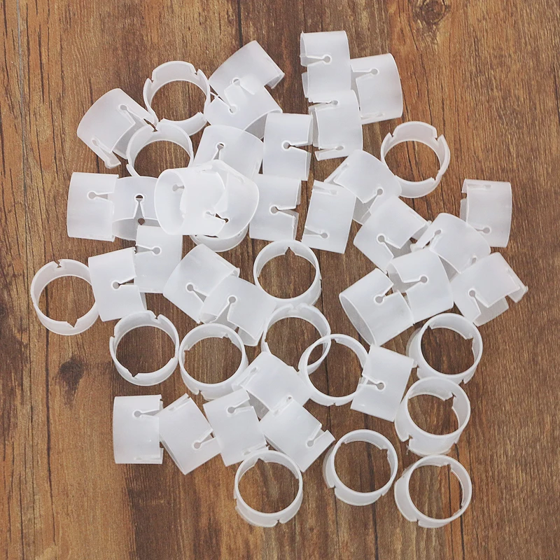 50pcs Plastic Balloon Clips Latex Ballons Accessories Connect Ring