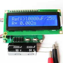 Esr-конденсатор детектор линии тестер миллиом ESR Таблица