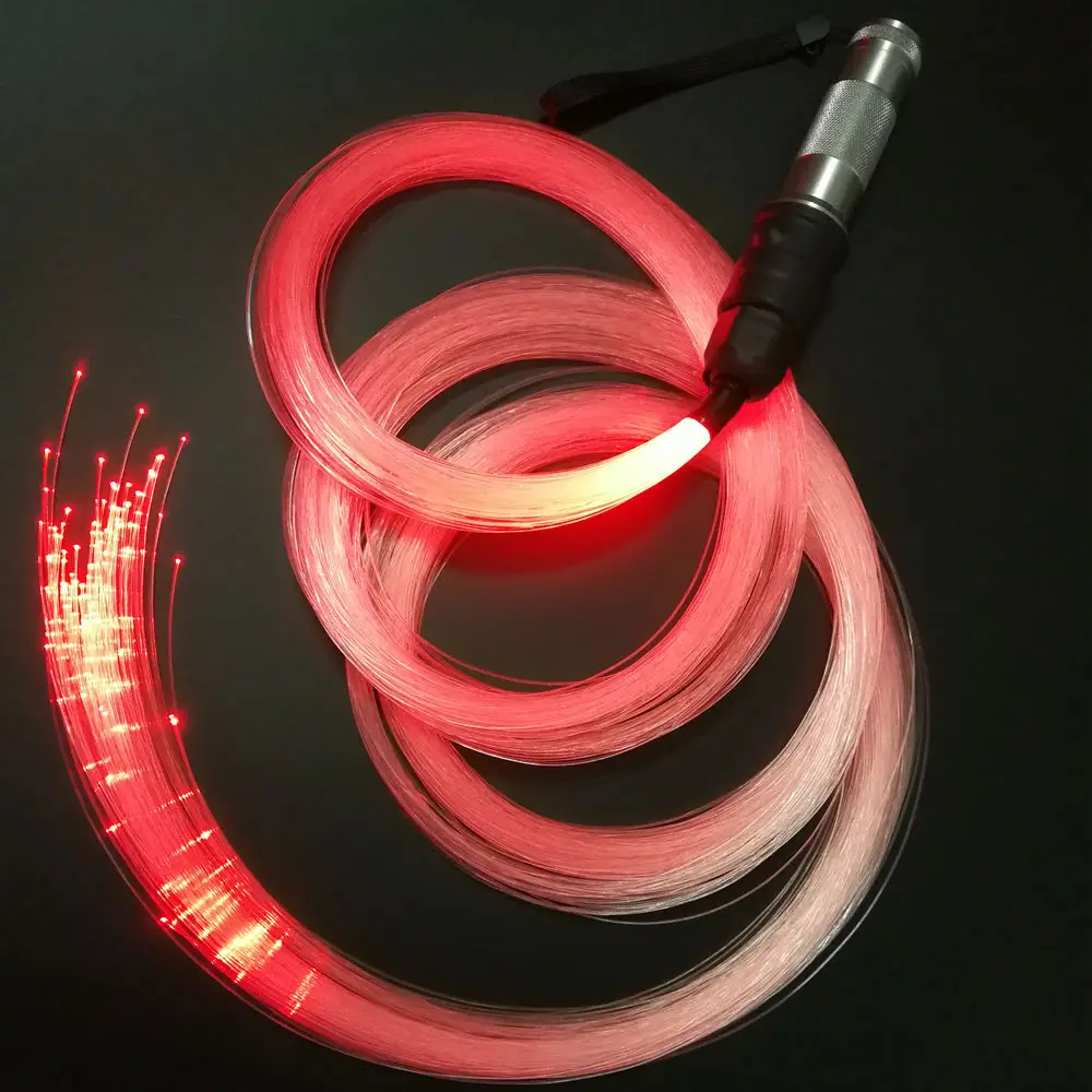 Fantasy RGB LED Fiber Optic Whip Light 10 Colors Changed in Battery