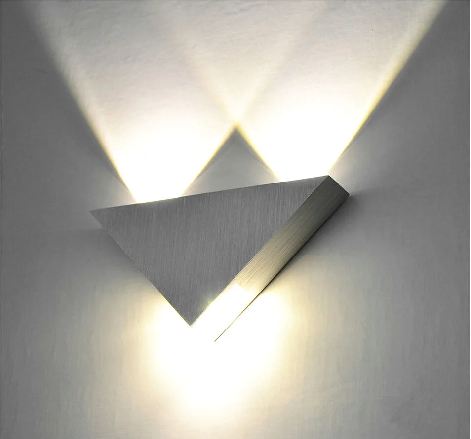 

220v Modern Led Wall Light Fixture Aluminum 3w Led Wall Lamps Bathroom Light Fixtures Bedside Art Deco Wall Sconce Lampara Pared
