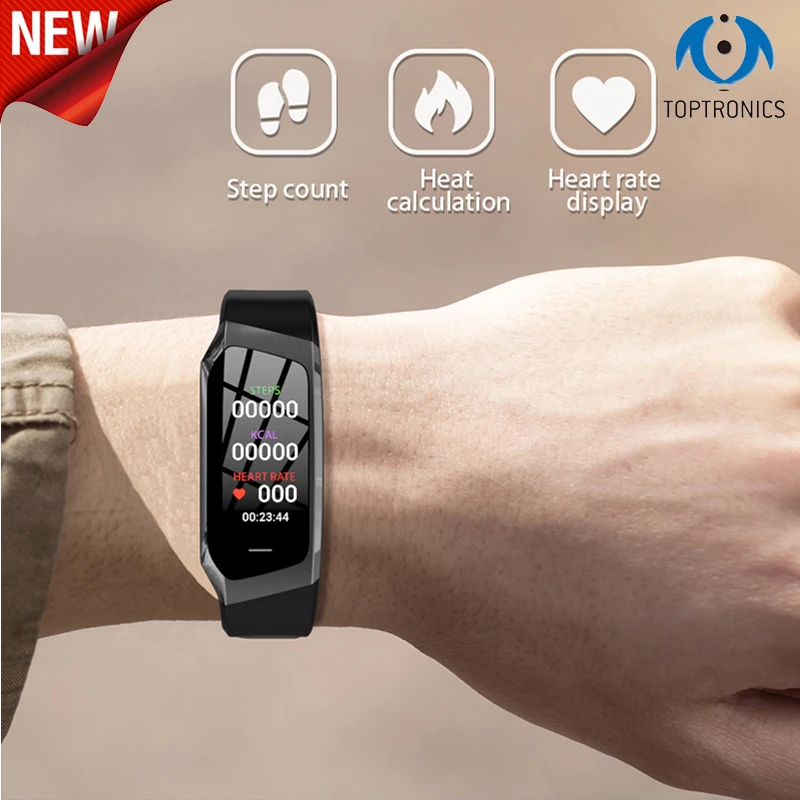Hot Smart Band Color Screen Fitness Tracker Blood Pressure Watch Heart Rate Monitor Bracelet VS hua wei band honor A2 3 fitbits