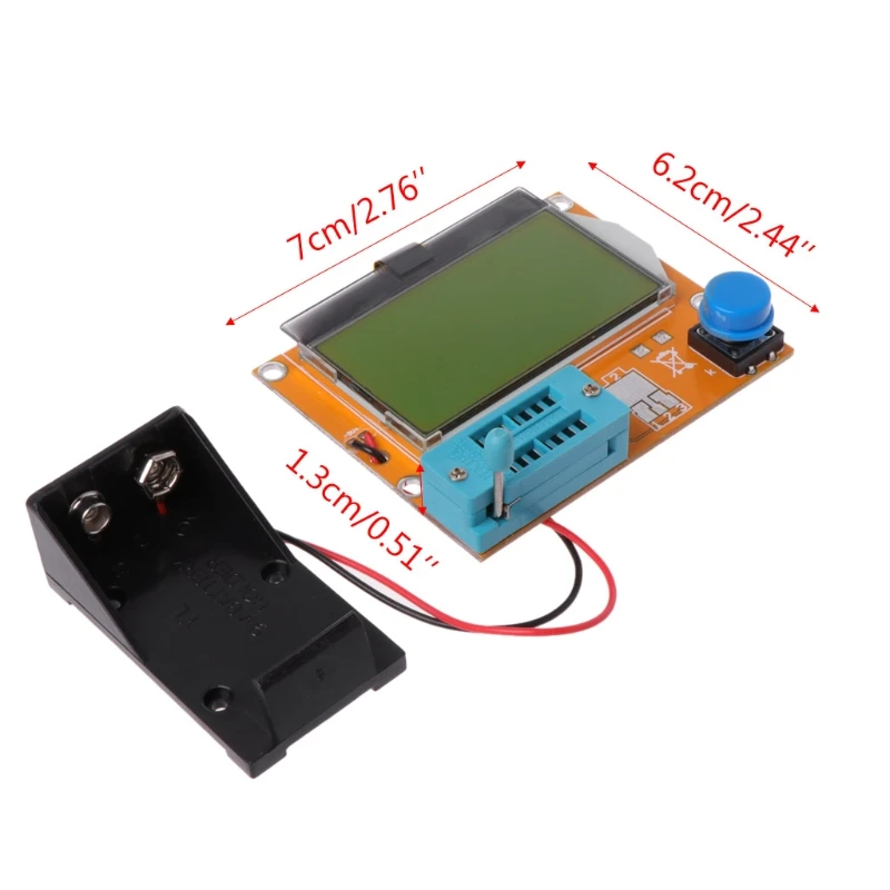 9V ЖК-цифровой Транзистор тестер LCR-T4 ESR метр 12864 подсветка емкости - Цвет: Transistor Tester