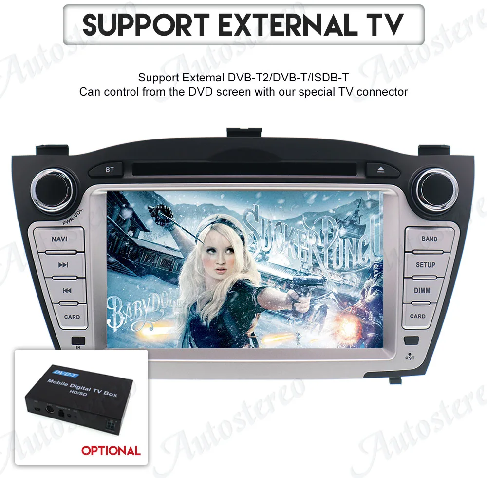 Perfect DSP newest Android 9 Car DVD player GPS Navigation For Hyundai IX35 Tucson 2009-2015 multimedia Auto radio player tape recorder 23