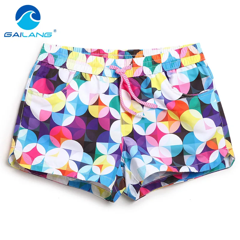 

Gailang Brand Women Beach Board Shorts Casual Bottoms Fashion Plus Big Size Quick Drying Fitness Jogger Boxer Trunks Swimwear