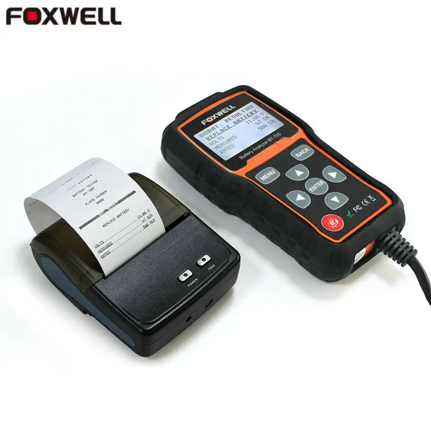 Prix pour 2017 Foxwell BT705 Battery Analyzer Test 12 V et 24 V Vérifier Batterie Santé Batterie Testeur Foxwell BT-705 Avec Bluetooth imprimante Prix pour 2017 Foxwell BT705 Battery Analyzer Test 12 V et 24 V Vérifier Batterie Santé Batterie Testeur Foxwell BT-705 Avec Bluetooth imprimante