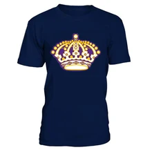 EALER,, хлопковые футболки с логотипом короны, темно-синие футболки