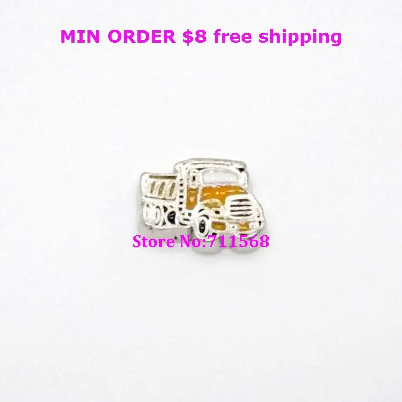 Dumper Truck Floating Charm Tipper Coal Locket For Living | Украшения и аксессуары