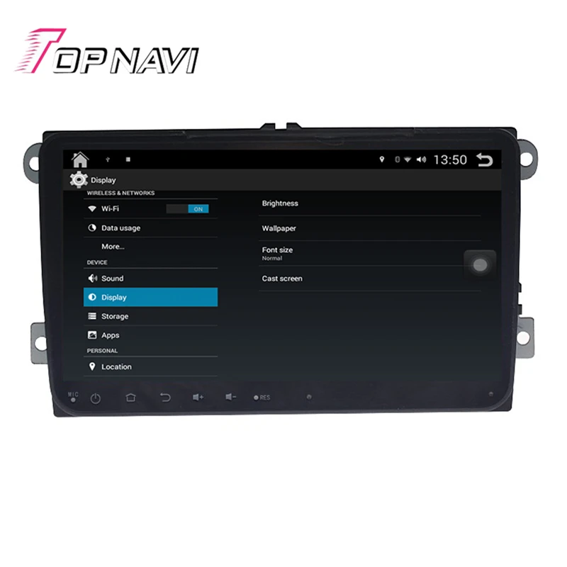 Topnavi 9 ''четырехъядерный Android 6,0 Автомобильный gps навигация для VW Универсальный Радио Аудио мультимедиа стерео без DVD