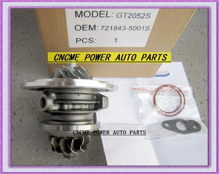 Turbo Cartridge CHRA Core For Ford RANGER Truck Maxion 01- 2.8L HS2.8 130HP GT2052S 721843 721843-5001S 721843-0002 Turbocharger (1)