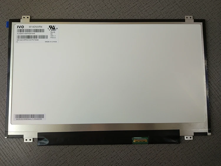 

14.0" WXGA HD Slim LED LCD Screen Display M140NWR1 B140XW03 V.0 V.1 N140BGE-L42/LA2/LA3/L32/L31/LB2