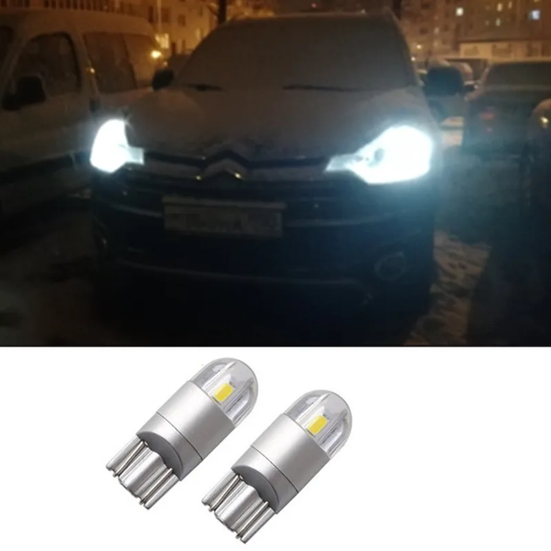 2X T10 светодиодный W5W 194 168 автомобильный светильник лампы для очистки автомобиля