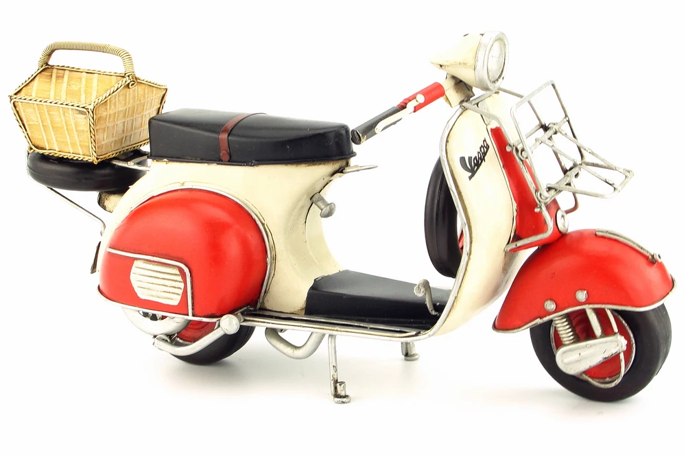 Kopen Retro Itali euml; Stijl Handgemaakte Metalen Motorcycle Model Manual Home Decoratie Kunst en Ambachten Voor Coffee Shop Verjaardag amp; Christmas #039;Gift