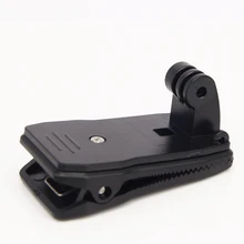 bag Clip Mount Kit Fast Release 360 Rotating Clip Clamp Mount With Tripod Adapter Mount For Xiaomi yi Xiao Yi action cam