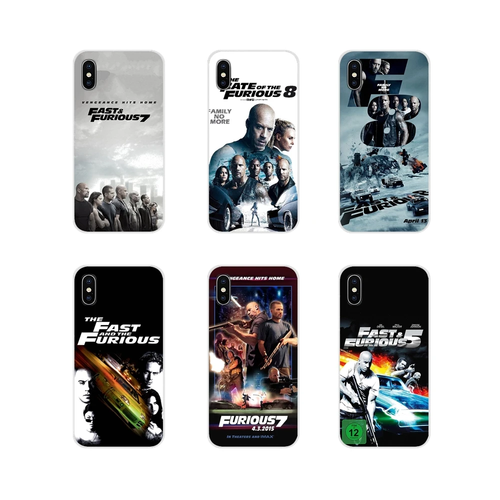 

For Apple iPhone X XR XS MAX 4 4S 5 5S 5C SE 6 6S 7 8 Plus ipod touch 5 6 The Fast And The Furious Accessories Phone Shell Cases