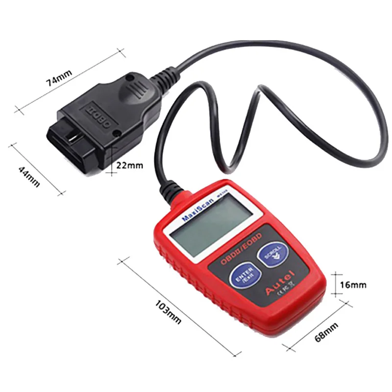 Высокое качество Maxiscan MS309 OBDII считыватель кодов MS 309 сканер кодов высокое качество ms309 диагностический инструмент для мультибрендовых автомобилей