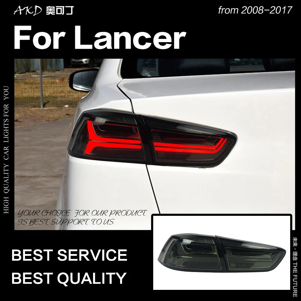 AKD Car Styling for Mitsubishi Lancer Tail Lights 2008 2017 Lancer EX