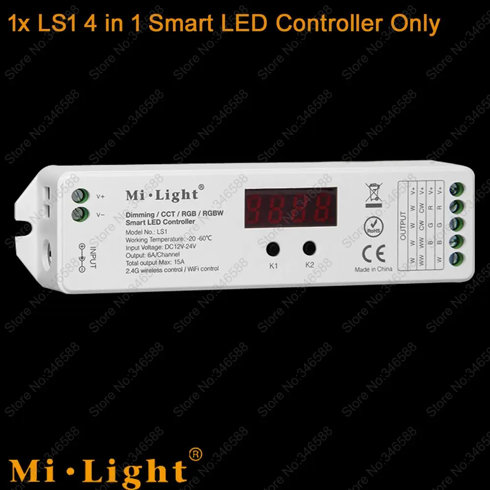 Mi. Light LS1 DC12V 24V 15A 4 в 1 умный светодиодный контроллер для одного цвета CCT RGB RGBW полоса