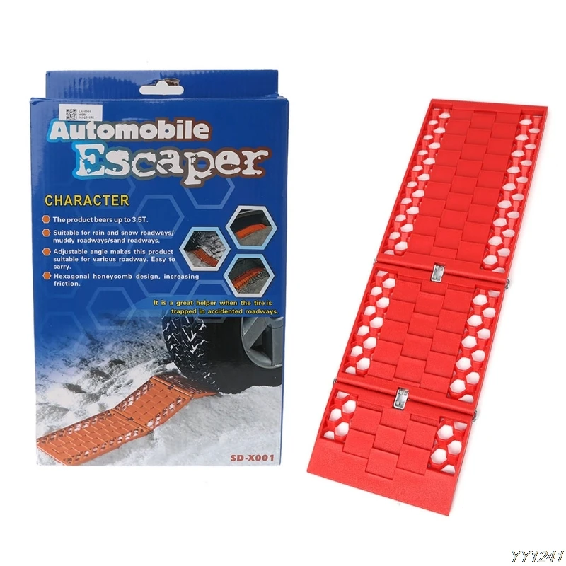 

Tracks Car security Snow Mud Sand rescue Escaper Traction Tracks Mats for Emergency relief solid firm durable car gadget
