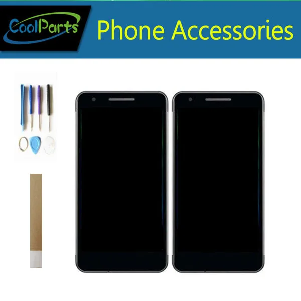 

for Philips Xenium X588 LCD Display Screen And Touch Digitizer Assembly Black Color With Tools&tape