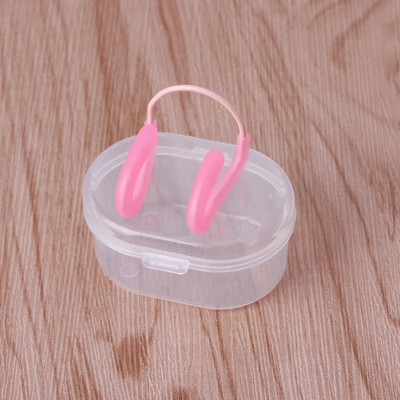 

1PC Universal Swim Training Waterproof Soft Silicone Swimming Nose Clip Plug New