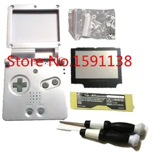 Полный корпус белого цвета для Nintendo dogba GameboyAdvance корпус SP чехол Замена пластиковая крышка с X/Y отвертки