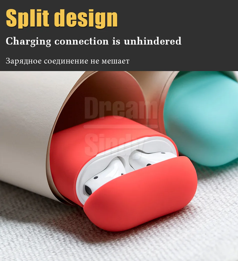 Официальный силиконовый мягкий чехол для наушников для Apple Airpods 1 2 Аксессуары для кожи для Airpods Bluetooth беспроводной чехол для телефона