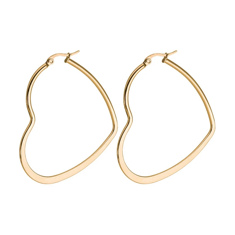 Серьги кольца Semitree из титановой стали 316L женские модные ювелирные украшения в стиле панк черные для