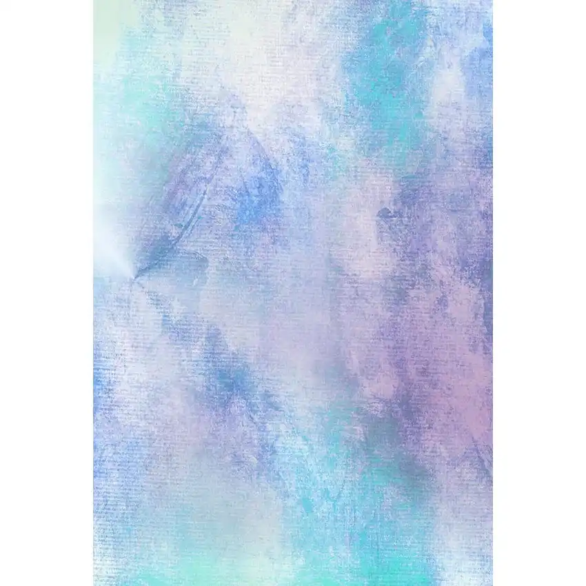 Pastel Blue Purple Watercolor Backdrop For Photography Newborn