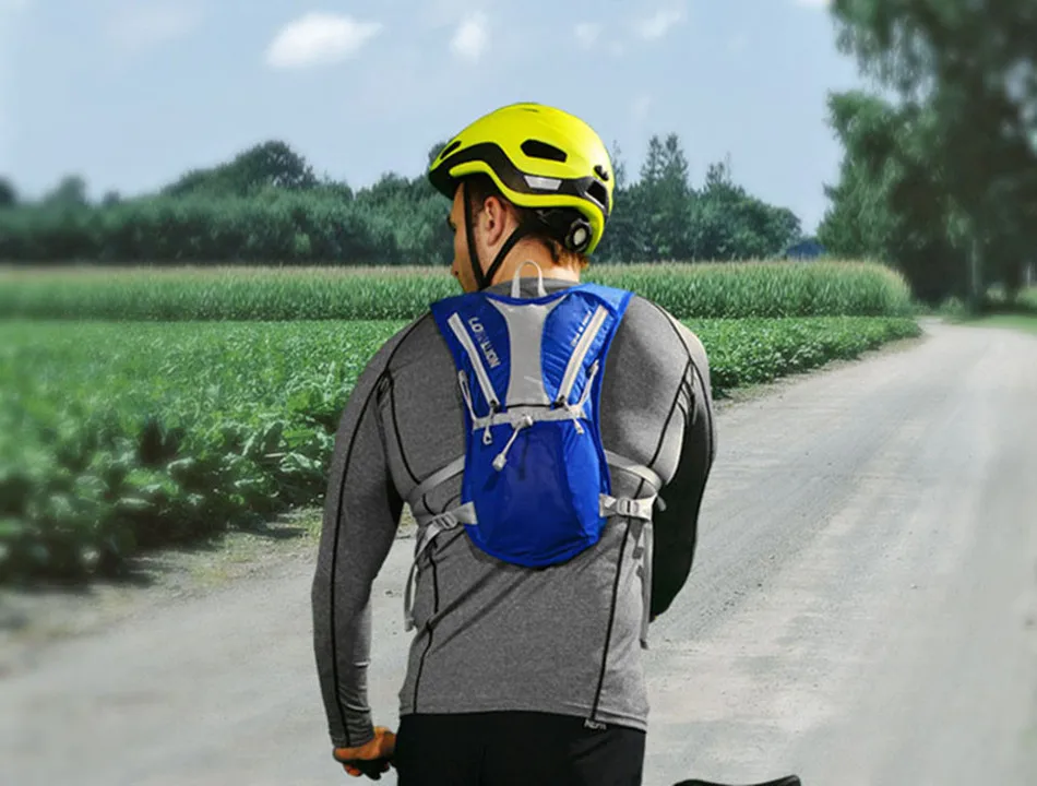 Местное Лев 5l рюкзак Пеший туризм для верховой езды Сумки для походов Светоотражающие Многофункциональный велосипед Велоспорт рюкзак