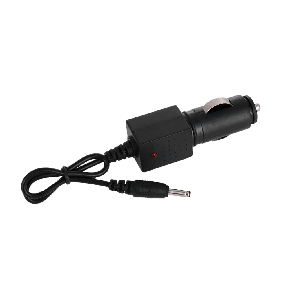 12V Car Charger 3.5mm Adapter for LED Flashlight Headlamp 18650 Battery 2019