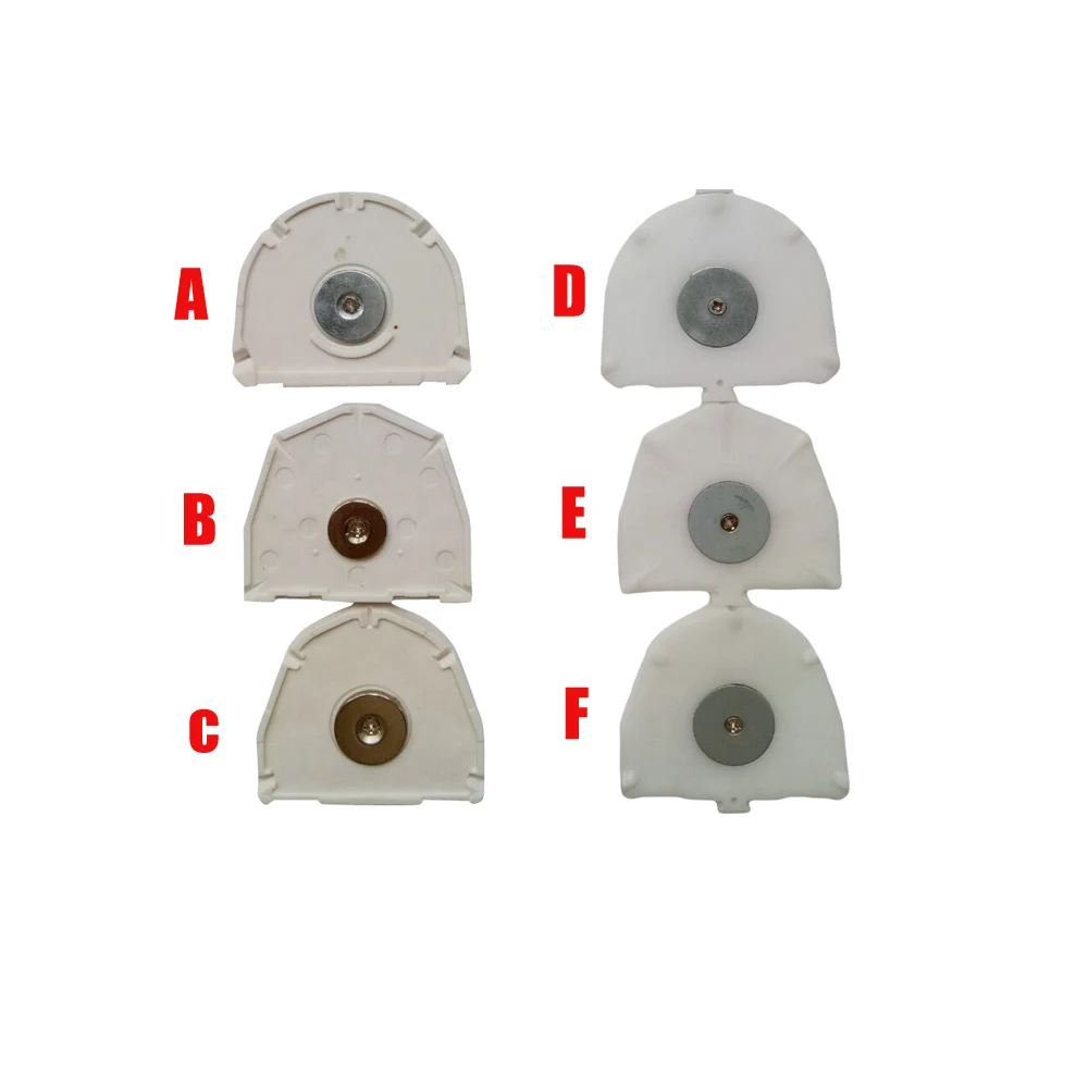 

20pcs Dental Lab Semicircle Hexagonal Shape Plastic Plate With Iron Disposable Magnetic Base Reused Zeiser