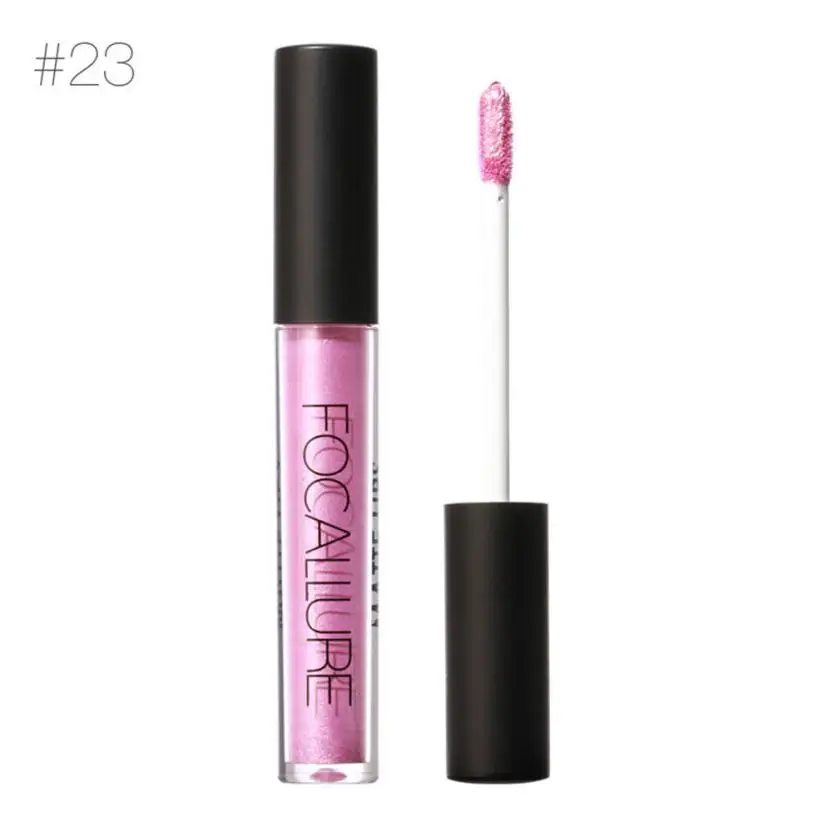 

FOCALLURE New Fashion ElegantCosmetics Women Sexy Lips Metallic Lip Gloss M29X23