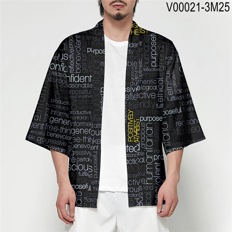 

Men t-shirt Japanese Style Kimono Haori Men Cardigan Chinese Traditional Japanese Clothing Asian Clothes men streetwear 2019
