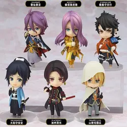 Аниме Touken Ranbu онлайн 6 шт./компл. мультфильм рисунок Kiyomitsu kogitsunemaru Nendoroid 6,5 см фигурка игрушка Подарки с коробкой Y7137